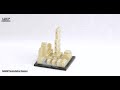 lego rockefeller center lego 21007 lego architecture stop motion speed build video u0026 review