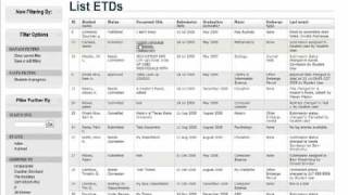 TDL ETD Submission and Management System (Vireo) Tour