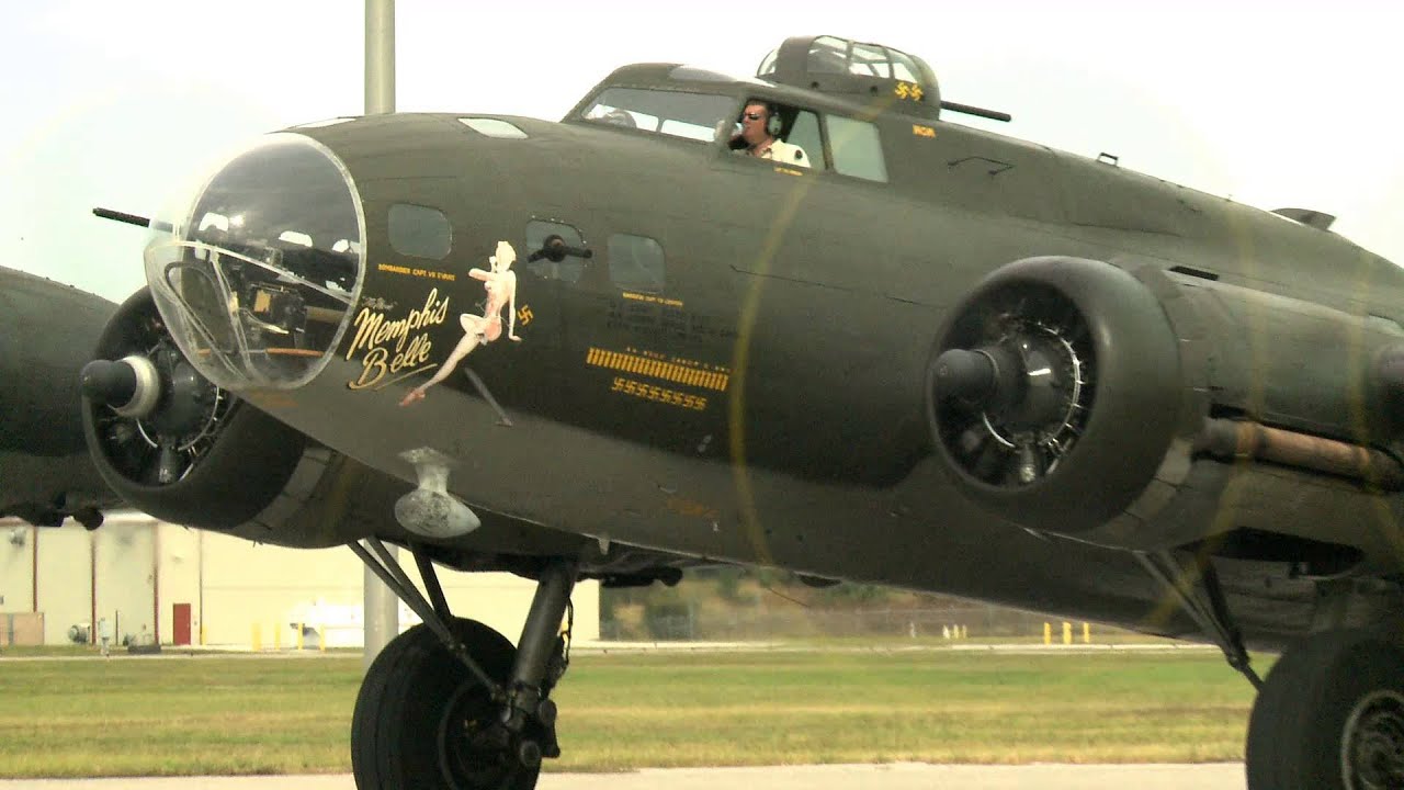 Flight On The B-17 Flying Fortress, 'the Memphis Belle' With Veteran ...