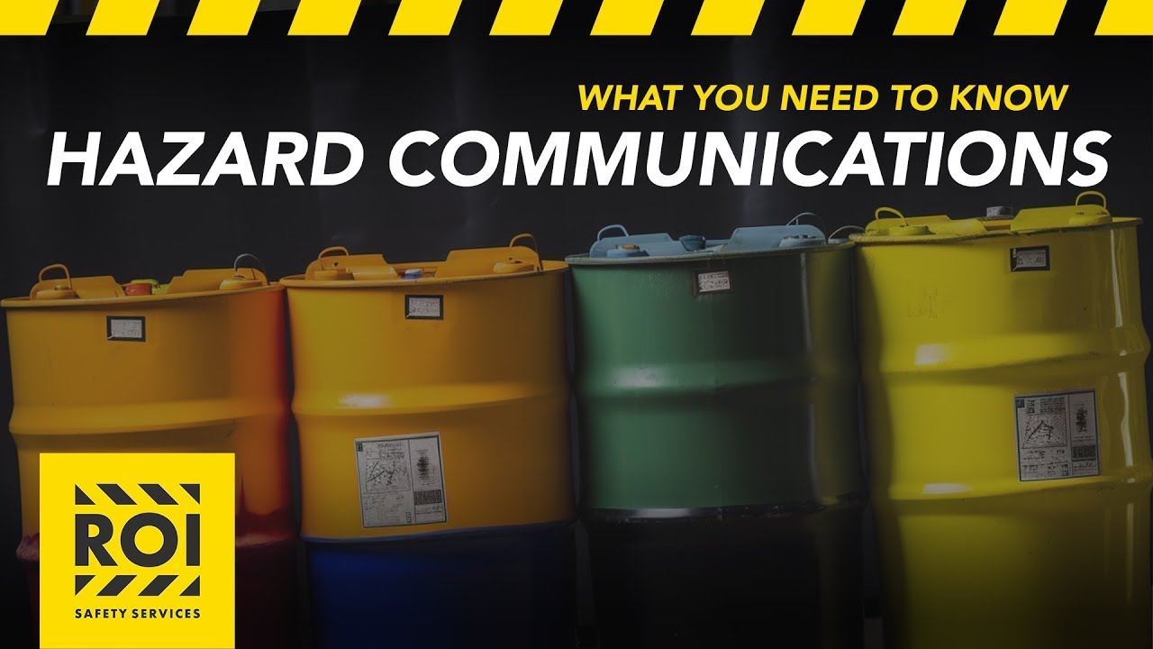 Hazardous Communications Osha Training Youtube