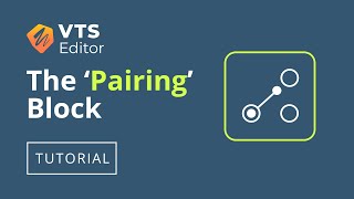 VTS Editor Tutorial - The 'Pairing' Block