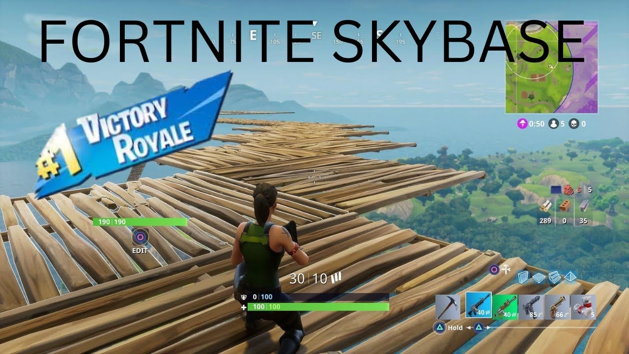 Skybasing In Fortnite Youtube