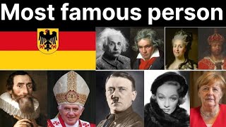 Famous Germans in History / Famous people of Germany / 100 Famous Germans