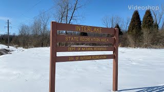 A Drive through Interlake Recreation Area the day after a Winter Storm