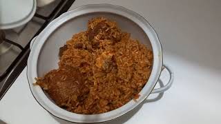 How to prepare a rich Biafran jollof rice.