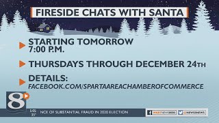 Sparta's Fireside Chats with Santa to provide stories of the season virtually