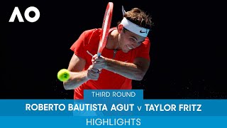 Roberto Bautista Agut v Taylor Fritz Highlights (3R) | Australian Open 2022