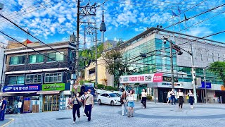 [4K HDR] 낮 기온 35°C ‘폭염 절정’ 에도 해방촌을 찾는 사람들 (Binaural Sounds) Scenery of HBC in the heat of up to 35°C