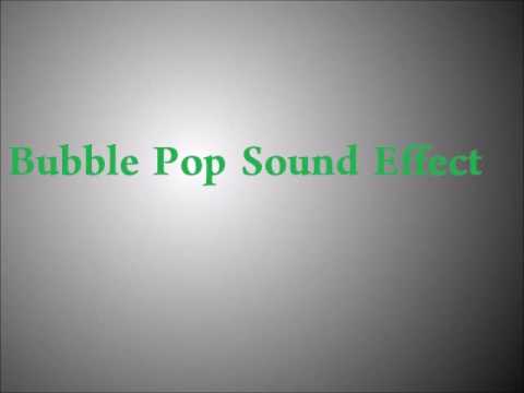 Bubble Pop Sound Effect Youtube