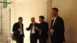 Klapa singers in Sibenik