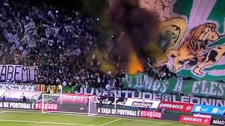 Fogo nas bancadas - Sporting CP vs SL Benfica 2015
