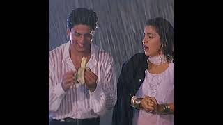 Shah Rukh Khan flirting with juhi chawla.#shorts