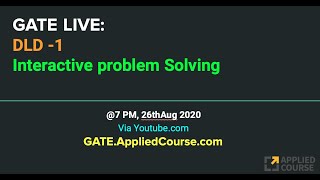 LIVE: Interactive Problem Solving session on DLD-1