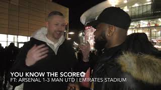 It Was Easy For Us (Man United Fan) | ARSENAL 1-3 MANCHESTER UNITED  FANCAMS