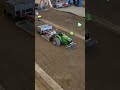 Tractor Pulling with a remote control toy John Deere tractor