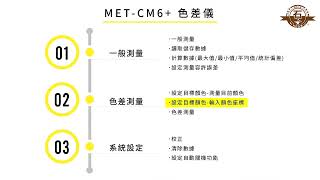 【丸石五金】色差儀 色差計 測色儀 測色計 分光測色儀 顏色分析儀 色差測試儀 調色測試 顏色調色表 色彩學調色 Color meter MET-CM6+