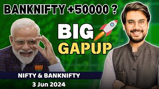 Nifty and BankNifty Prediction for Monday, 3 Jun 2024 | BankNifty Options Monday | Rishi Money