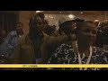 supporters of zimbabwe president mnangagwa celebrate his reelection