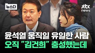 윤 컨트롤 할 유일한 사람, 오직 \