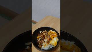 焼き鳥で、親子丼作ってみた。