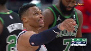 Russell Westbrook Steals & SLAMS IT - Celtics vs Wizards | February 14, 2021