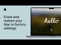 How to erase and reset your Mac to factory settings | Apple Support