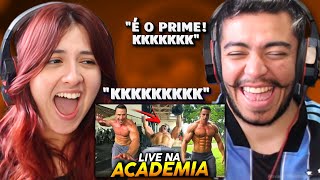 LIVE RAIZ DO SUPER XANDÃO NA ACADEMIA! | REACT