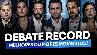 Análise do debate da Record - Melhores ou piores momentos?