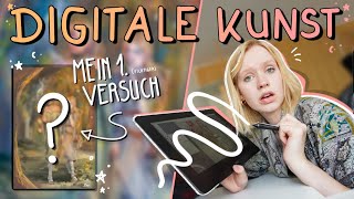 TRADITIONELLE KÜNSTLERIN probiert DIGITALE KUNST aus! Ich male zum ersten Mal (ernsthaft) Digital!💻🎨