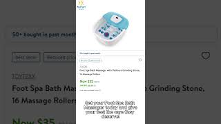 Discover the ultimate relaxation with our Foot Spa Bath Massager