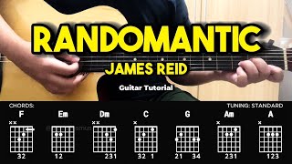 Randomantic - James Reid | Easy Guitar Chords Tutorial For Beginners (CHORDS & LYRICS) #guitarlesson