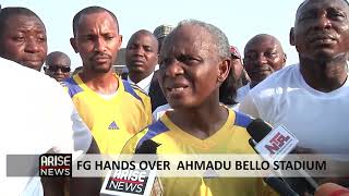 FG HANDS OVER AHMADU BELLO STADIUM