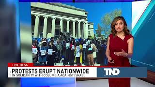 Protests erupt nationwide after anti-Israel protests at Columbia; Students arrested at NYU, Yale