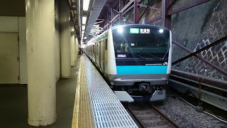 E233系1000番台宮サイ152編成 JR京浜東北線各駅停車南浦和行き 日暮里駅発車