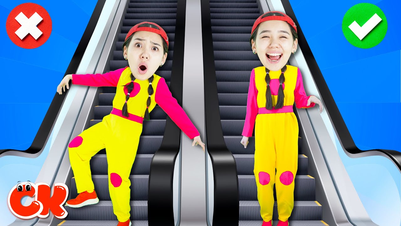 Escalator Safety Song Kids Songs More Safety Tips Chiki Chaka