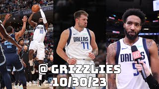 Dallas Mavericks Team Highlights vs the Grizzlies (10.30.2023)