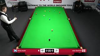 Ross Muir v Joe Fenton - WSF Championship (February 2022)