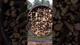 Cheap natural wood charcoal machine carbonization furnace