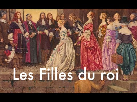 How many kids did the Filles du Roi have?