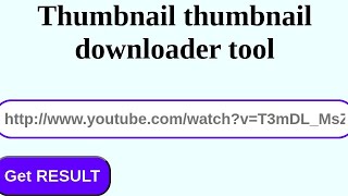 Download Youtube video thumbnail using JavaScript - JS projects for beginners - Source code