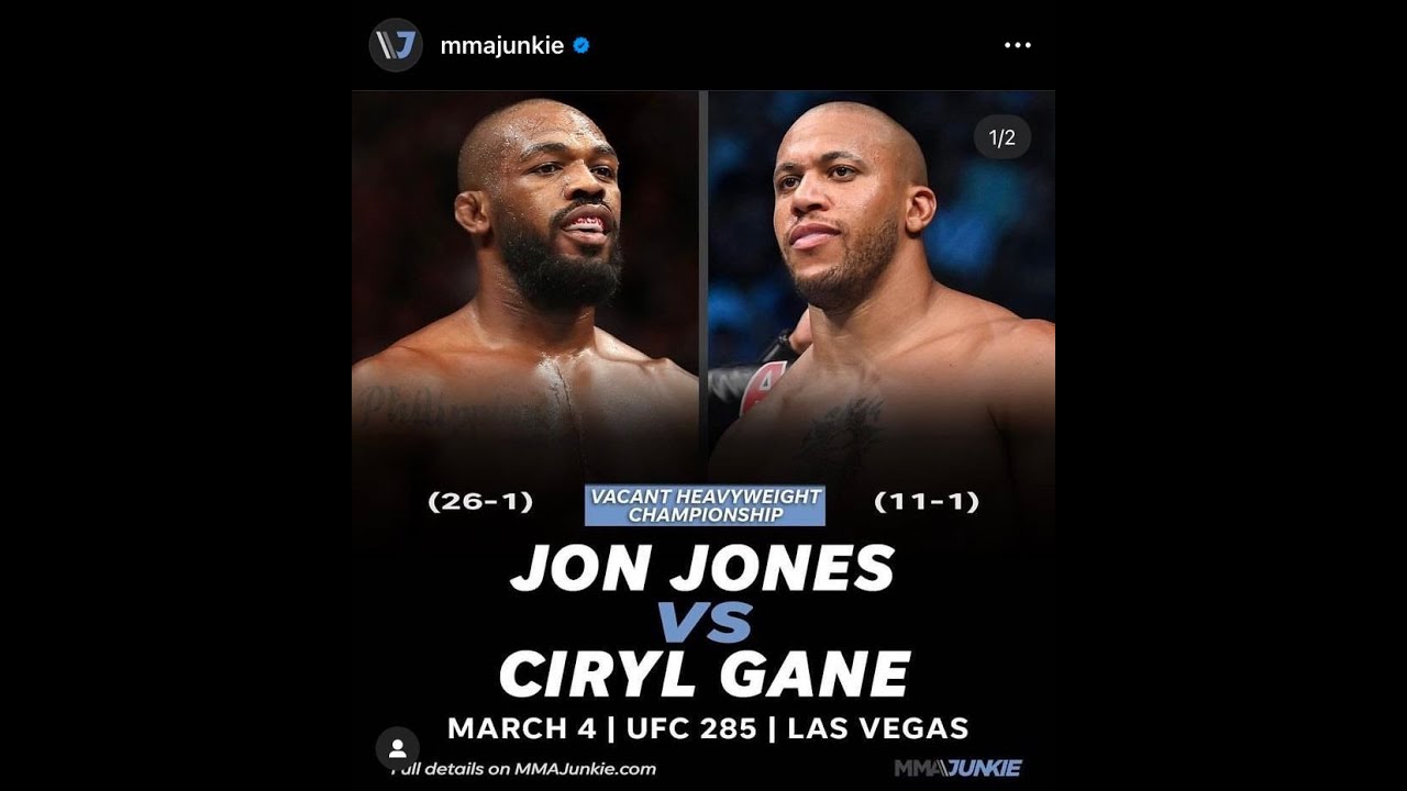 Jon Jones Vs Ciryl Gane ( UFC-285 )Highlights + Breakdown + Prediction ...