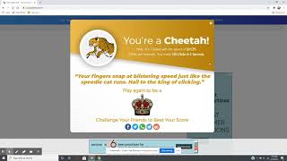 world record no macros. fastest 5 second click speed test.