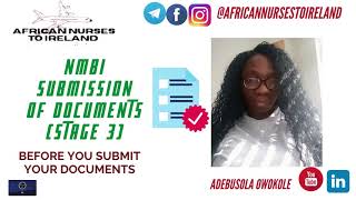 NMBI  G3 Documents Submission for Overseas Nurses by Adebusola Owokole