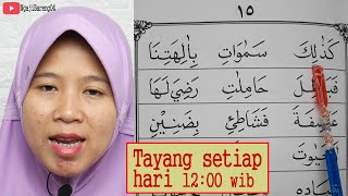 TERBARU BELAJAR MEMBACA IQRO 3 BAGIAN 13 HALAMAN 15 VERSI HURUF BESAR VISUAL TATAP MUKA PENGAJAR