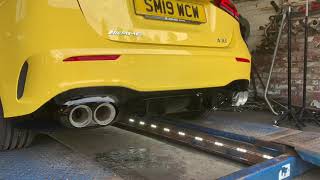 Proflow Exhausts Stainless Steel Back Box Delete with Dual Twin Tailpipes for Mercedes A-Class AMG