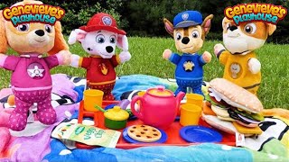 Best Toy Learning Video for Kids - Paw Patrol Snuggle Pup Picnic!