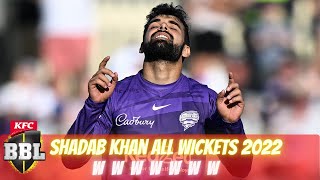 Shadab Khan Bowling in BBL 2022 | Highlights | All wickets in BBL | Cricket highlights | BBL 12 |