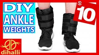 DIY ANKLE WEIGHTS || HOW TO MAKE YOUR OWN ANKLE WEIGHTS AT HOME IN 10 MINUTES STEP BY STEP