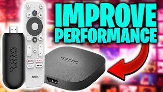 Improve ONN streaming Box Speed and Performance with these simple changes
