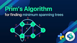 Prim's Algorithm - Minimum Spanning Trees in Python